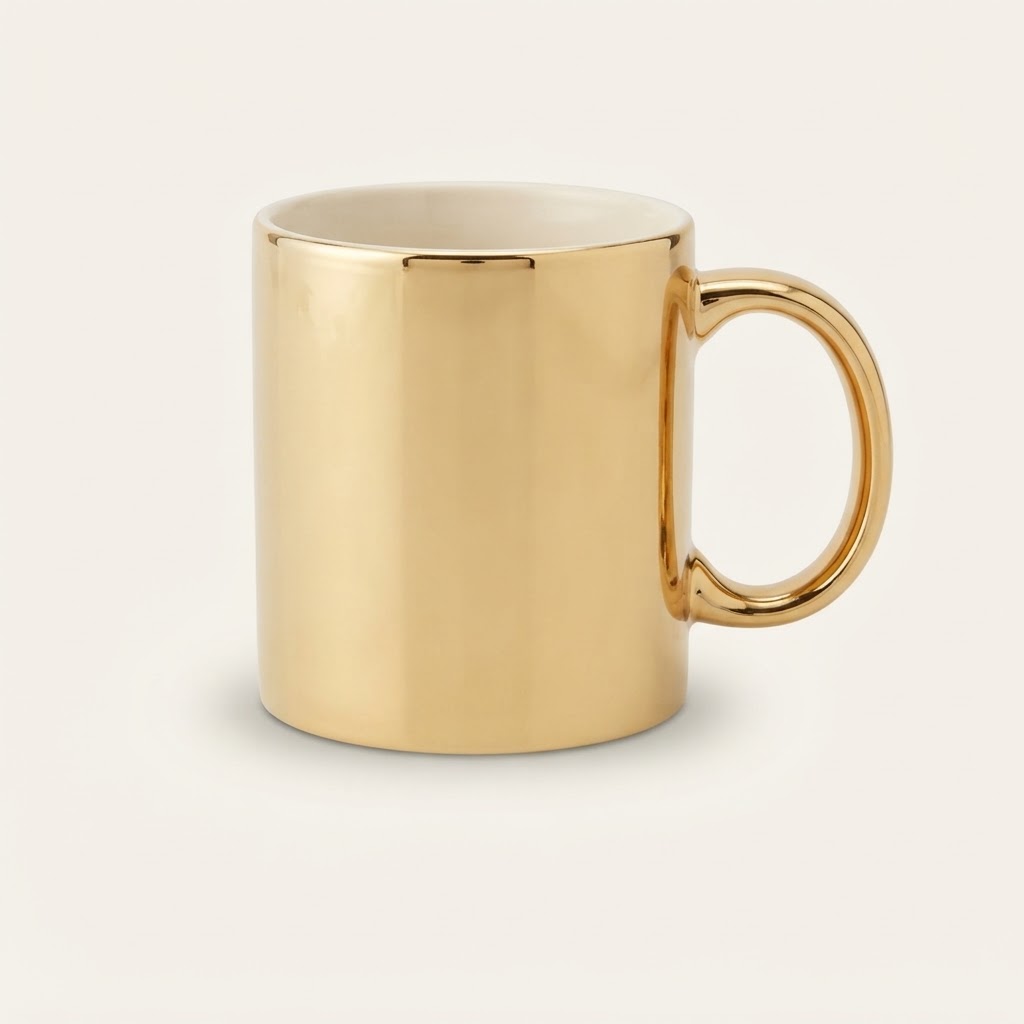 Mug Dorado Elegante